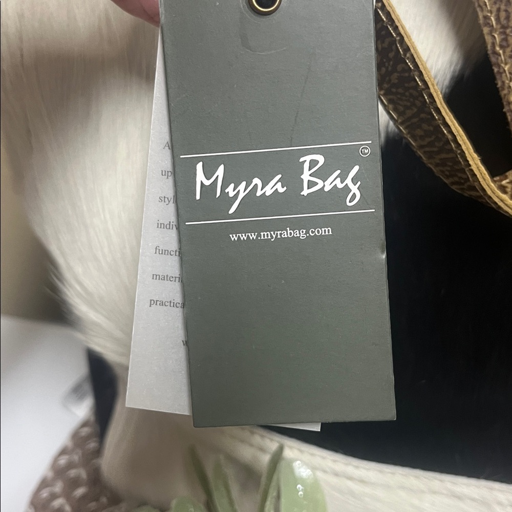 Myra Cow on Hide shoulder Bag in good condition - Picture 6 of 16